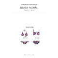 Swimwear Everywhere 2026 Black Floral print bikini tops and bottoms from the catalog