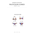 Swimwear Everywhere 2026 Multicolor Flower print bikini tops and bottoms from the catalog