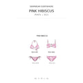 Swimwear Everywhere 2026 Pink Hibiscus print bikini tops and bottoms from the catalog