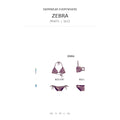 Swimwear Everywhere 2026 Zebra print bikini tops and bottoms from the catalog