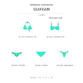 Swimwear Everywhere 2026 Seafoam solid-color bikini tops and bottoms from the catalog
